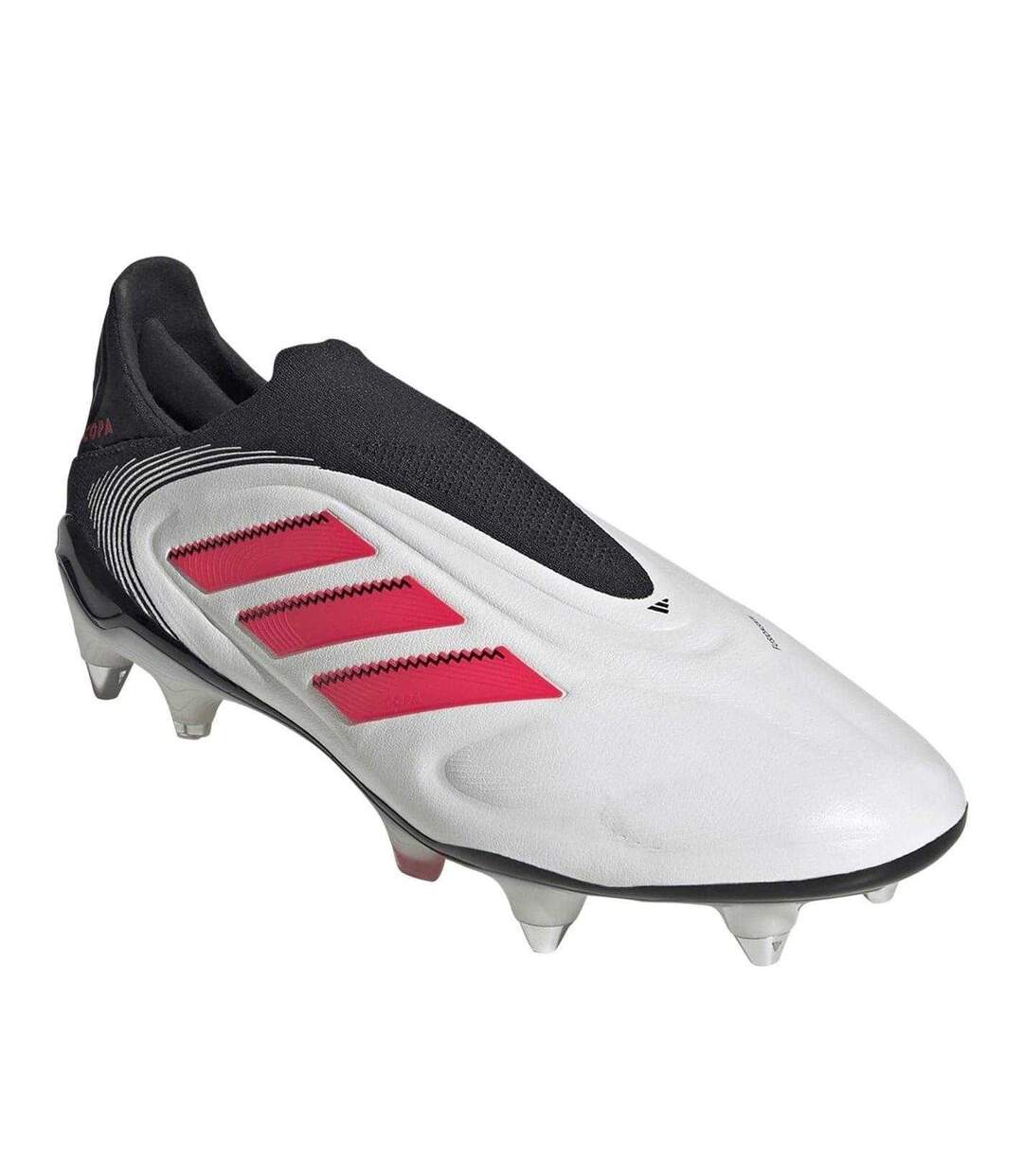 Mens Copa Pure 3 Elite Calf Leather Soft Ground Football Boots White Red Black Adidas-1