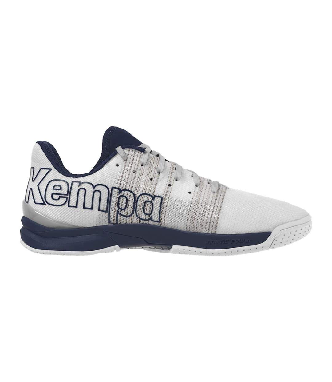 Baskets Handball Attack One 2.0 Homme Blanc Bleu Marine Kempa-2