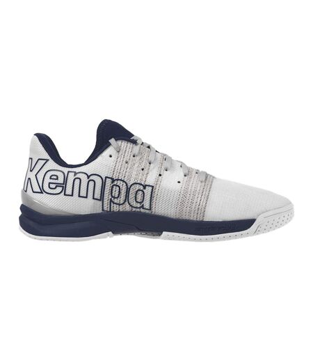 Baskets Handball Attack One 2.0 Homme Blanc Bleu Marine Kempa