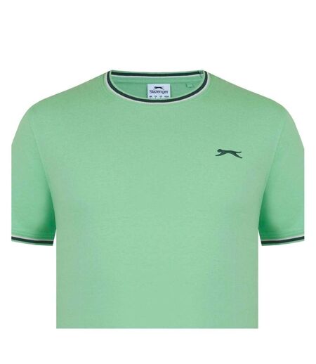 Mens Cotton T-shirt Bright Green Slazenger