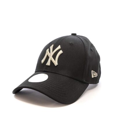 Casquette Noire Femme New Era Metallic Logo 9forty - OSFM