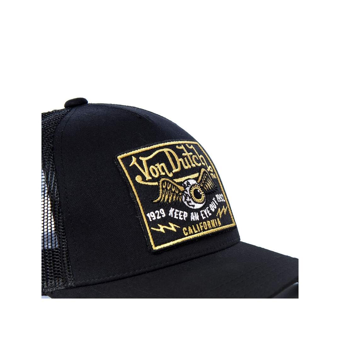 Casquette Trucker filet Black Eye Noir Vondutch-3