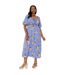 Robe mi-longue femme bleu Dorothy Perkins