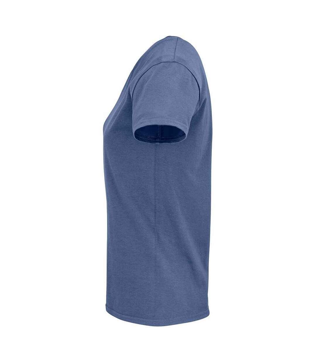 T-shirt Crusader Femme Bleu Denim SOLS-3