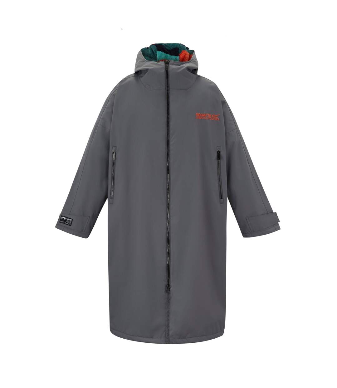 Unisex Adult Mountain Changing Robe Dark Storm Regatta-2