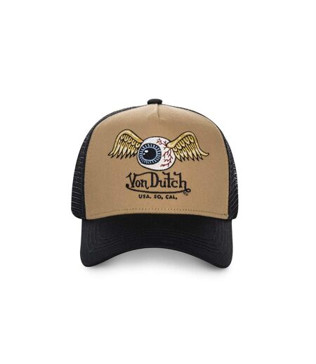 Casquette trucker Von Dutch Art Beige Foncé Vondutch