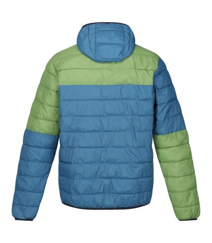 Doudoune matelassée hillpack homme bleu marocain / vert piquant Regatta Regatta