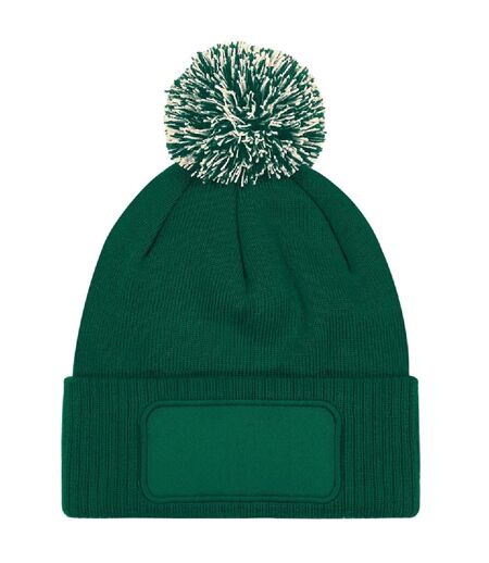 Bonnet Snowstar Unisexe Vert Blanc Beechfield
