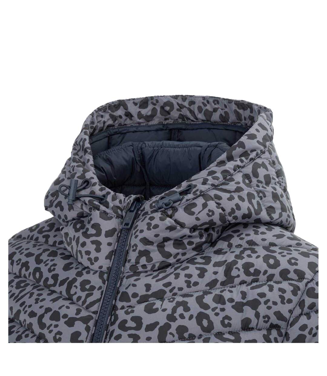 Doudoune Motif/style Imprimé Animal Bubble Femme Gris SoulCal-4