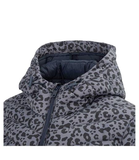 Doudoune Motif/style Imprimé Animal Bubble Femme Gris SoulCal
