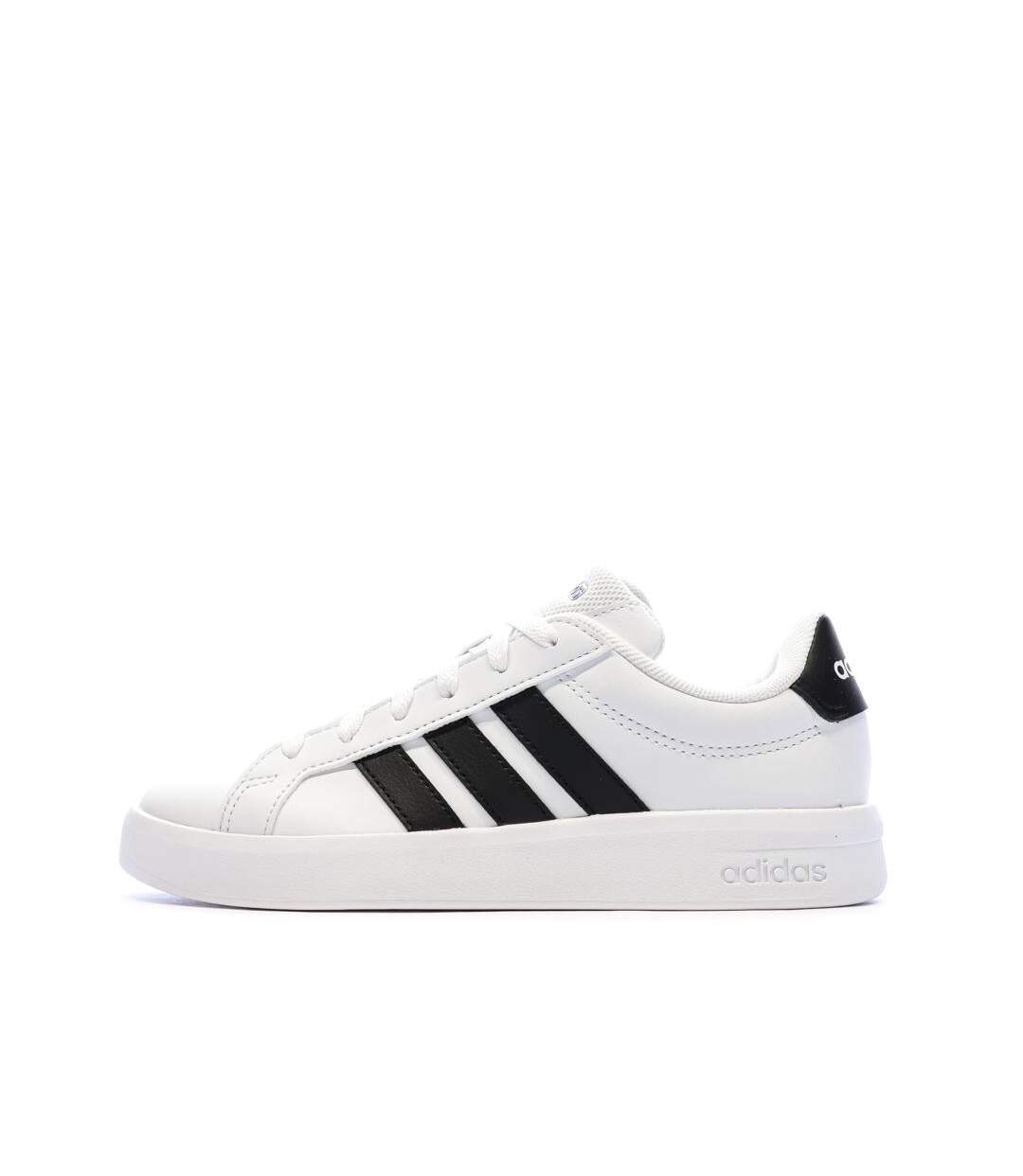 Baskets blanc/noir adidas grand court 3.0-1
