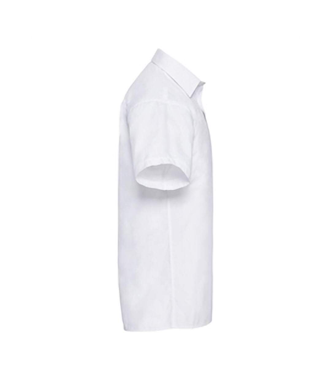Collection Chemisier À Manches Courtes Femme Blanc Russell-3
