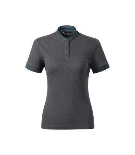 Polo Motif/style Losange Femme Anthracite Malfini