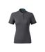 Polo Motif/style Losange Femme Anthracite Malfini-1