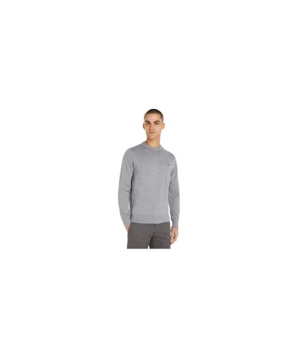 Pull Homme Gris Moyen Tommy Hilfiger