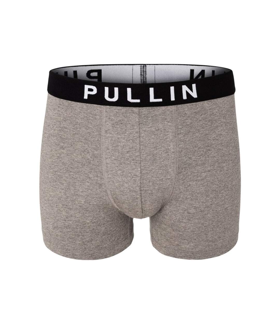 PULL IN Boxer Homme Coton Bio UNI GREY21 Souris Noir-1