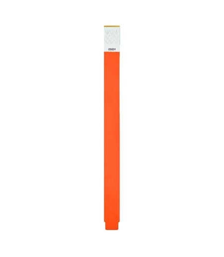 Bracelet tyvek taille unique orange MidOcean