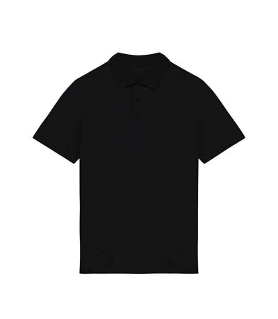 Native Spirit Mens Jersey Polo Shirt (Black)