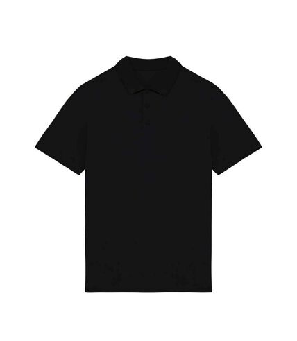 Native Spirit Mens Jersey Polo Shirt (Black)