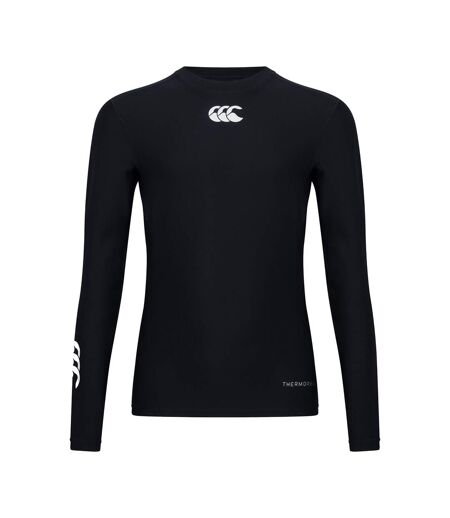 Womens/ladies Thermoreg Long-sleeved Base Layer Top Black Canterbury