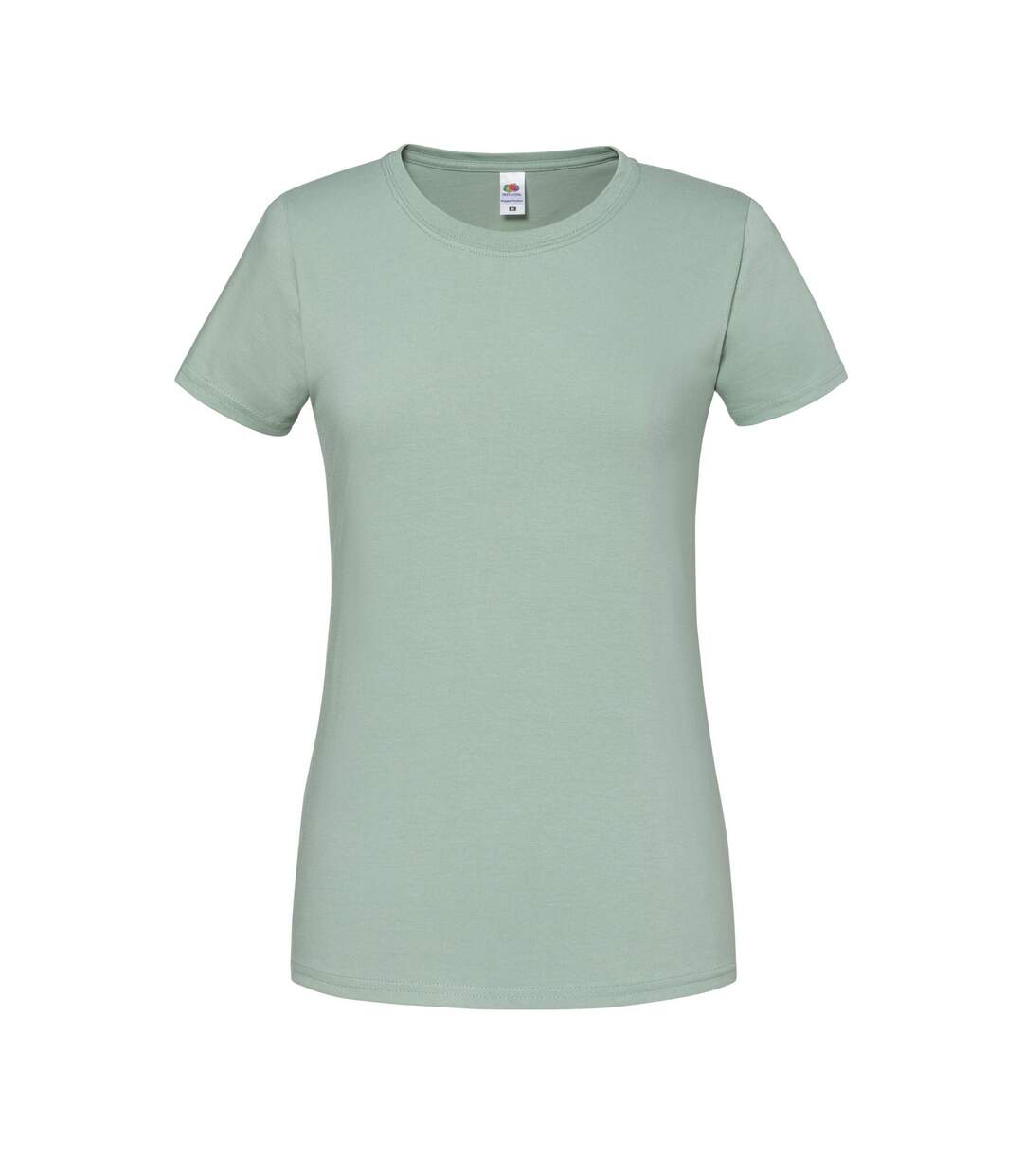 T-shirt Premium Femme Vert De Gris Fruit Of The Loom-1