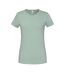 T-shirt Premium Femme Vert De Gris Fruit Of The Loom-1