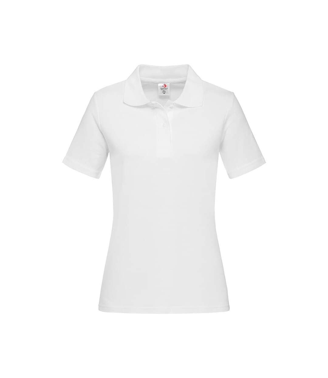 Polo manches longues homme blanc Stedman-1