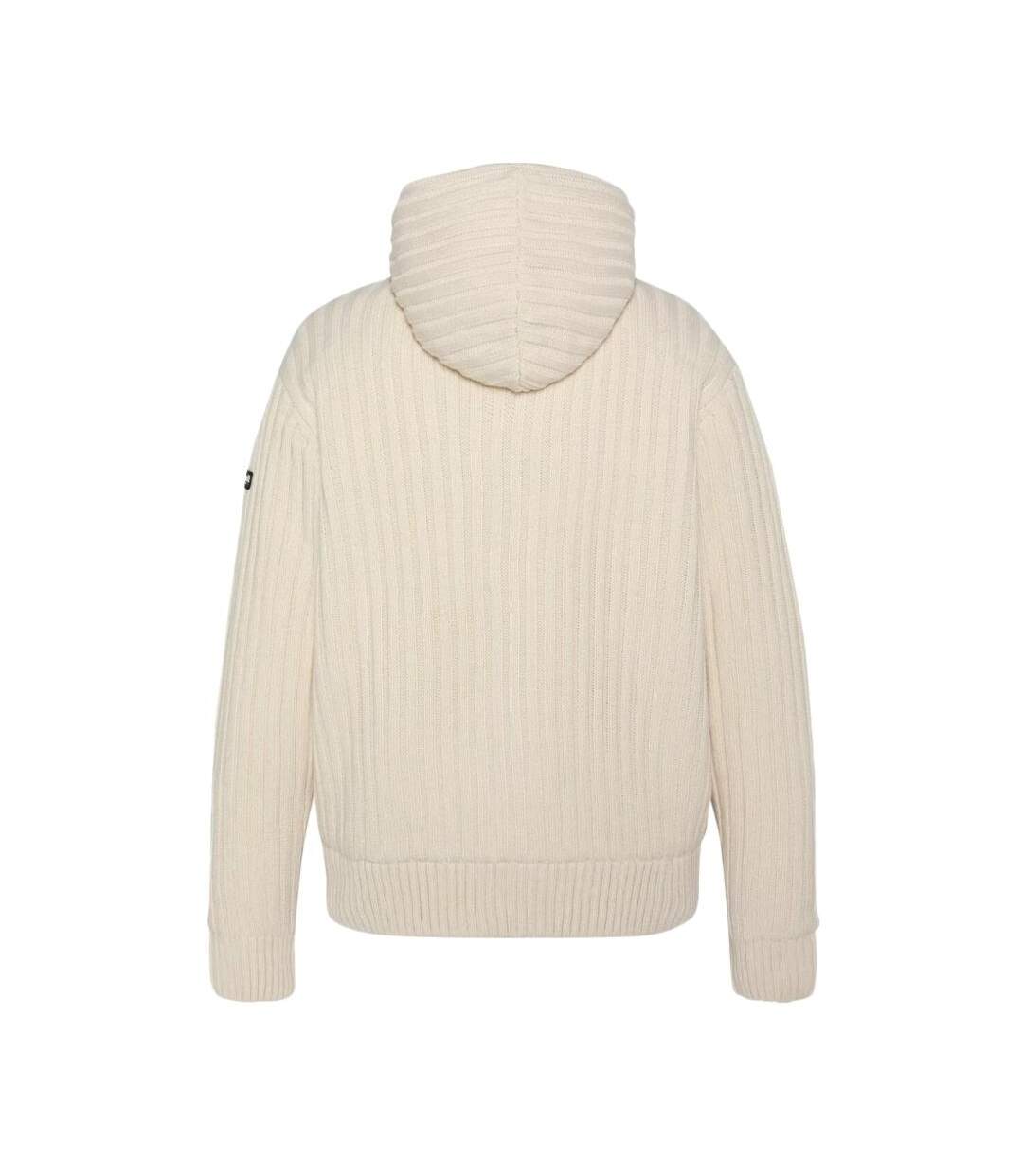 Pull zippé écru homme schott plenzo - l-2