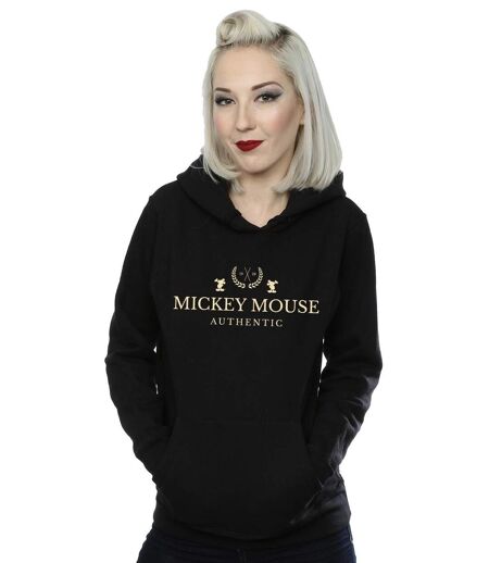 Disney - Sweat à capuche MICKEY MOUSE AUTHENTIC - Femme (Noir) - UTBI11441