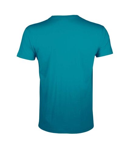 SOLS Mens Regent Slim Fit Short Sleeve T-Shirt (Duck Blue)