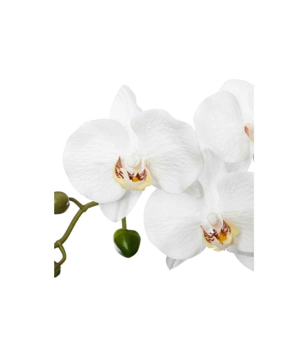 Fleur Artificielle en Pot Orchidée 53cm Gris-2