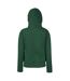 Fruit Of The Loom Ladies Lady Fit Hooded Sweatshirt / Hoodie (Bottle Green) - UTBC363