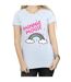 Disney T-shirt en coton à pois arc-en-ciel Minnie Mouse Femme/Ladies (Gris sportif) - UTBI31573-3