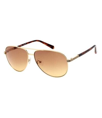 Lunettes De Soleil Motif/style Dégradé Homme Taille Unique Jaune Or Guess