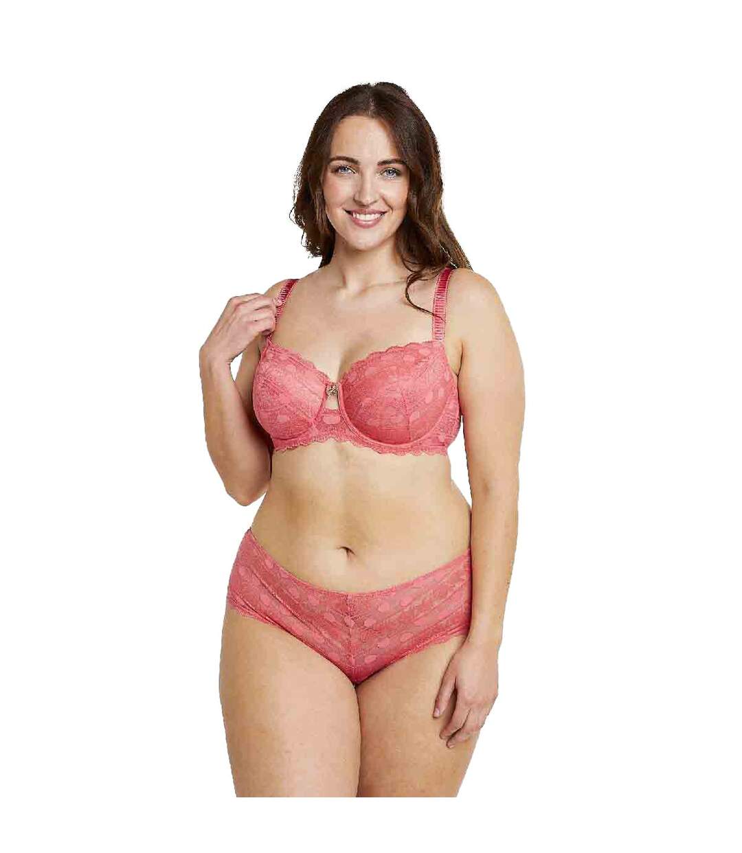 Soutien-gorge grand maintien orange Symbole