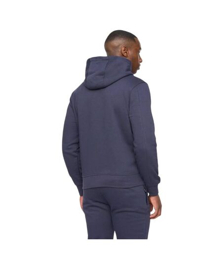 Mens chemtars full zip hoodie navy Duck and Cover