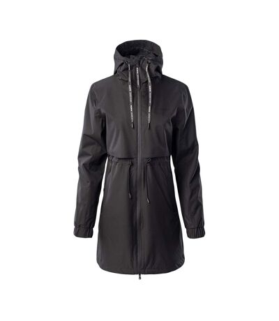 Womens/ladies Leonia Light Coat Black Iguana