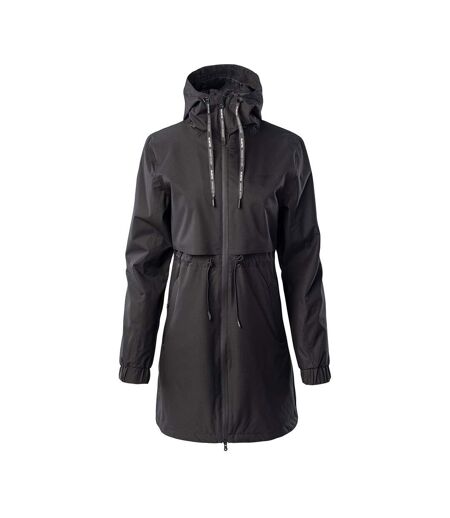 Womens/ladies Leonia Light Coat Black Iguana