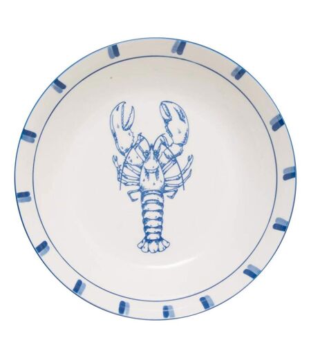 Lot de 6 Assiettes Creuses Océania 20cm Bleu
