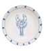 Lot de 6 Assiettes Creuses Océania 20cm Bleu-1