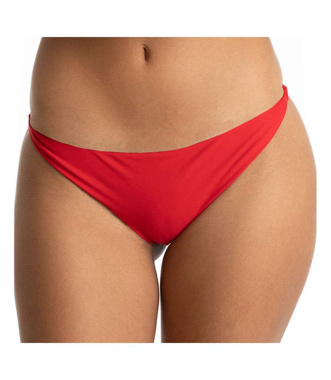 Bas de Bikini Rouge Femme Sun Project Tanga-1