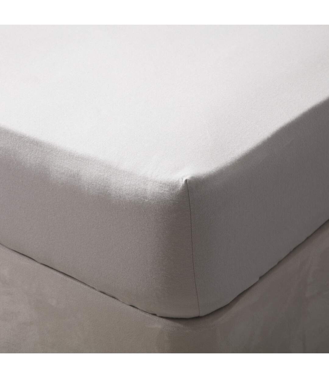 Belledorm Brushed Cotton Fitted Sheet (Grey) - UTBM303-1