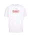 Mens The Skateboard Magazin Logo Oversized T-shirt Blanc MerchCode-2