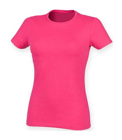 T-shirt feel good femme fuchsia SF SF