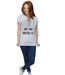 Disney - T-shirt CARS LIGHTNING MCQUEEN BLUEPRINT - Femme (Gris chiné) - UTBI13739-4