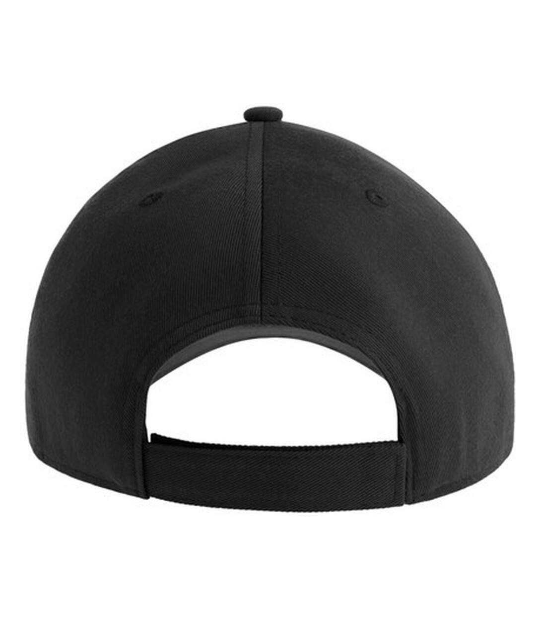 Unisex adult joshua 6 panel cap black Atlantis-2