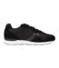 Mens Leather Low Running Flat Trainers Black Tommy Hilfiger-1