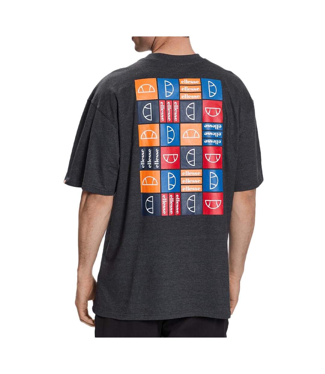T-shirt noir homme ellesse rolletto-2
