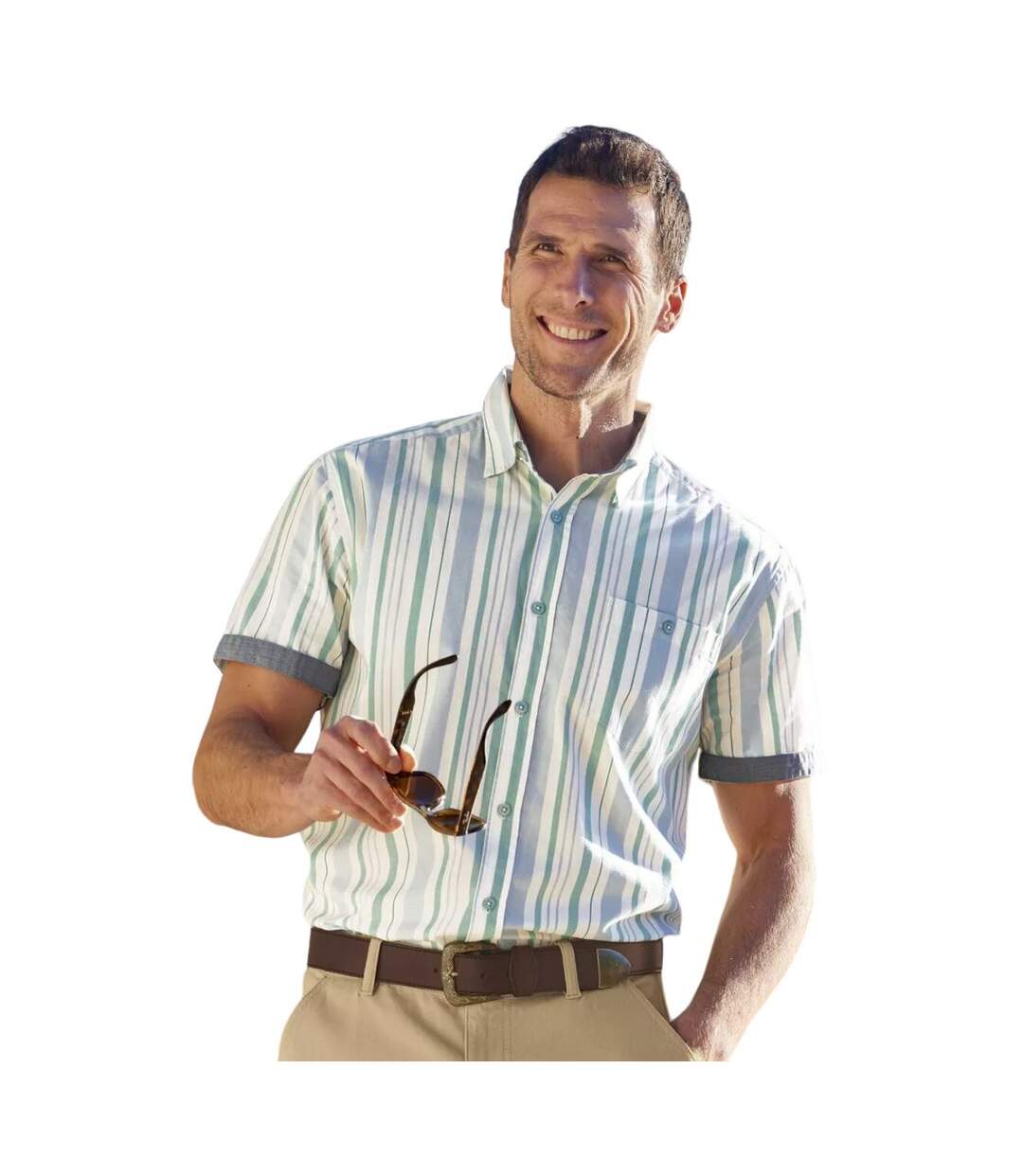 Chemise homme écru Atlas For Men-1