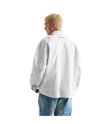 Chemise Motif/style À Rayures Homme Blanc Cassé MKI MIYUKI ZOKU